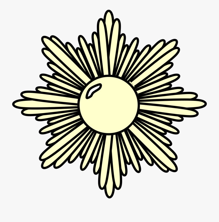 Ivory Starburst - Girl Scout Award Clipart, Transparent Clipart