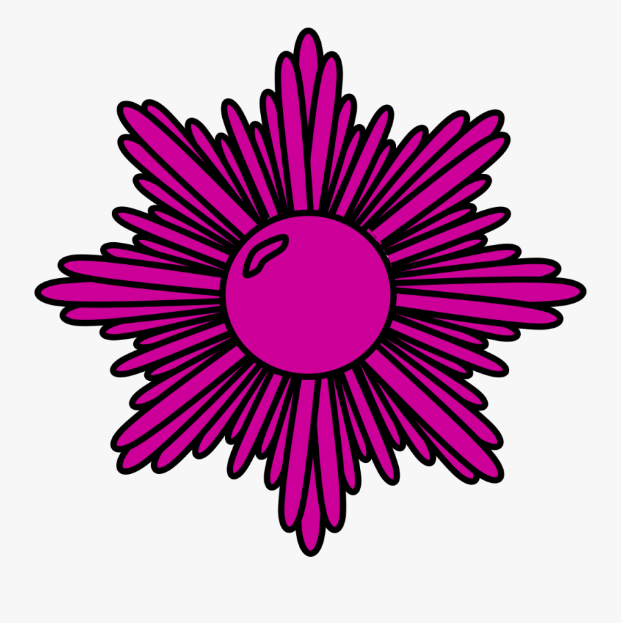 Purple Starburst - Light Purple Ribbon Award, Transparent Clipart