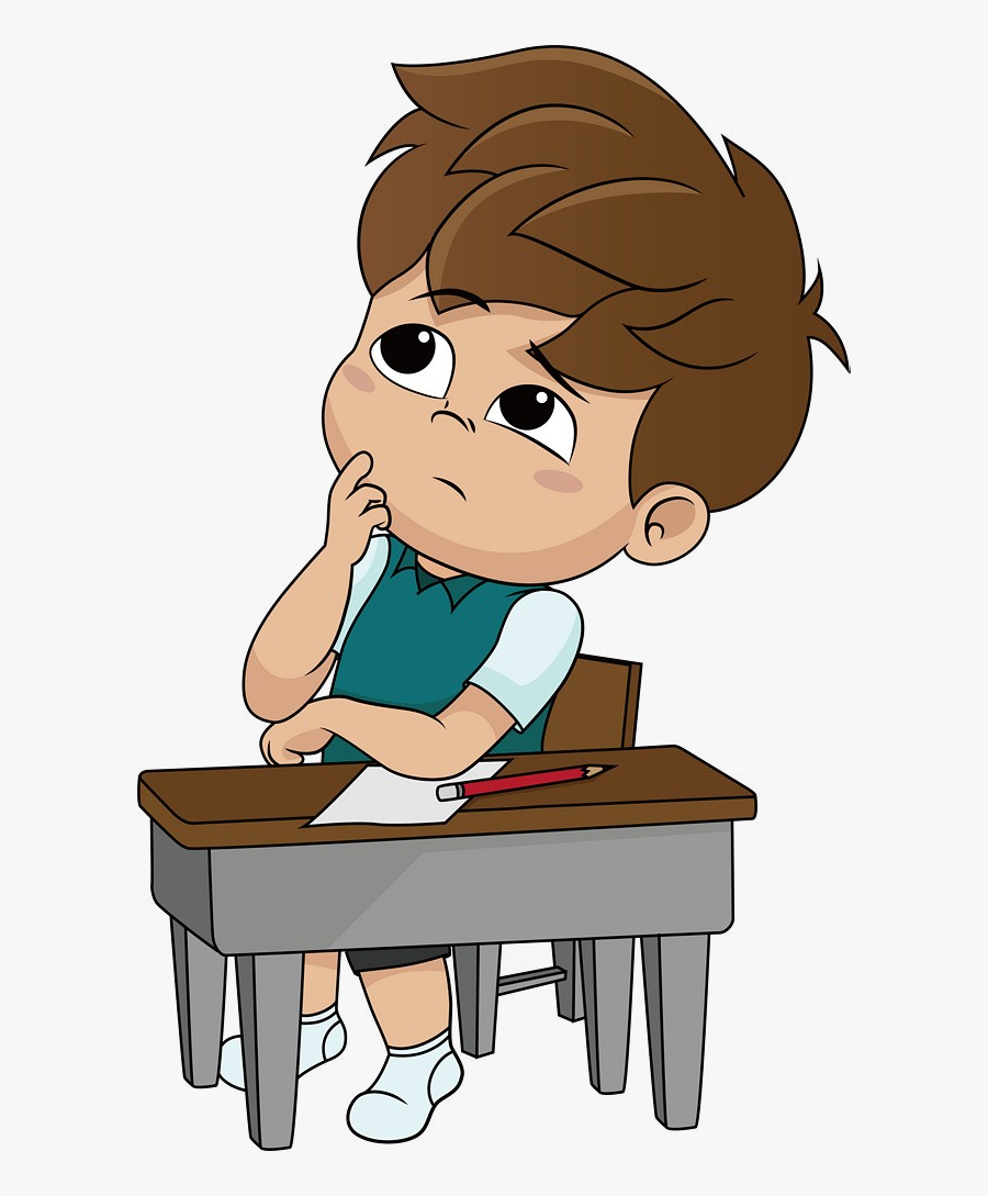 Thinking Clipart Hi On Best Clip Art Collection Transparent - Boy Thinking Clipart, Transparent Clipart