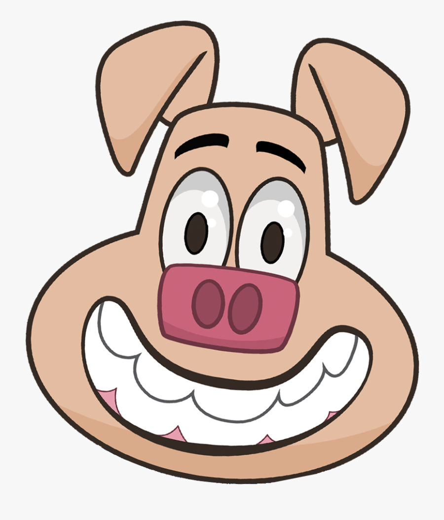 “hi Movie Lovers I"m Brad Pig Don´t Miss My Web Show - Worried Face, Transparent Clipart