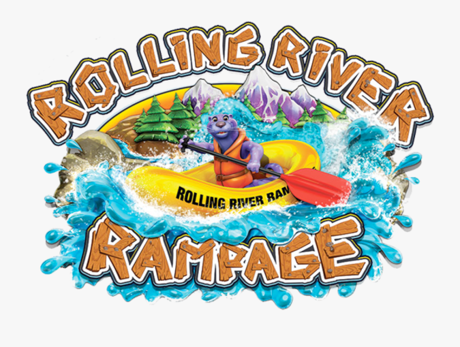 Rolling River Rampage Vector, Transparent Clipart