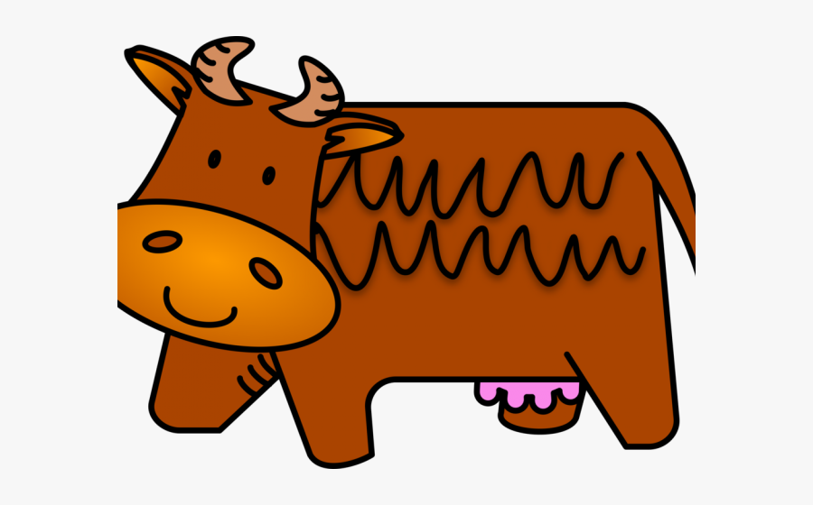 Cattle Clipart Brown Cow - We Thank The Brown Cow For The Chocolate Milk Prayer, Transparent Clipart