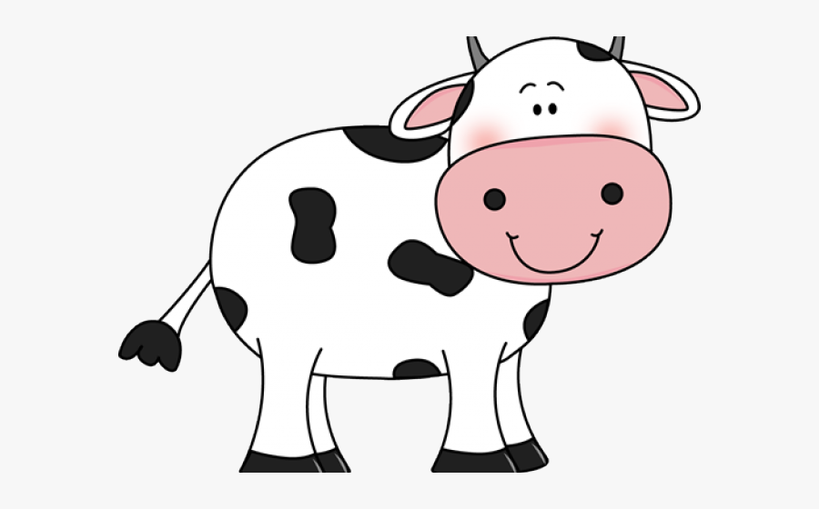 Cow Clip Art Black And White, Transparent Clipart