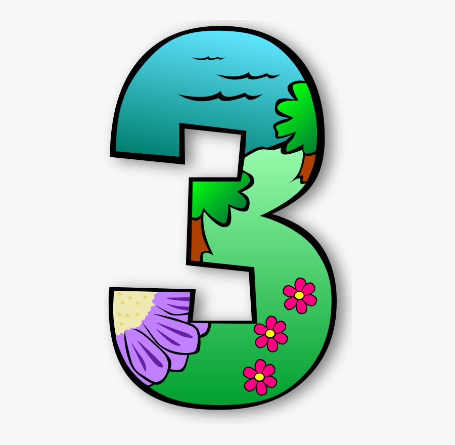 Creation Days Numbers - Clipart Number 1, Transparent Clipart