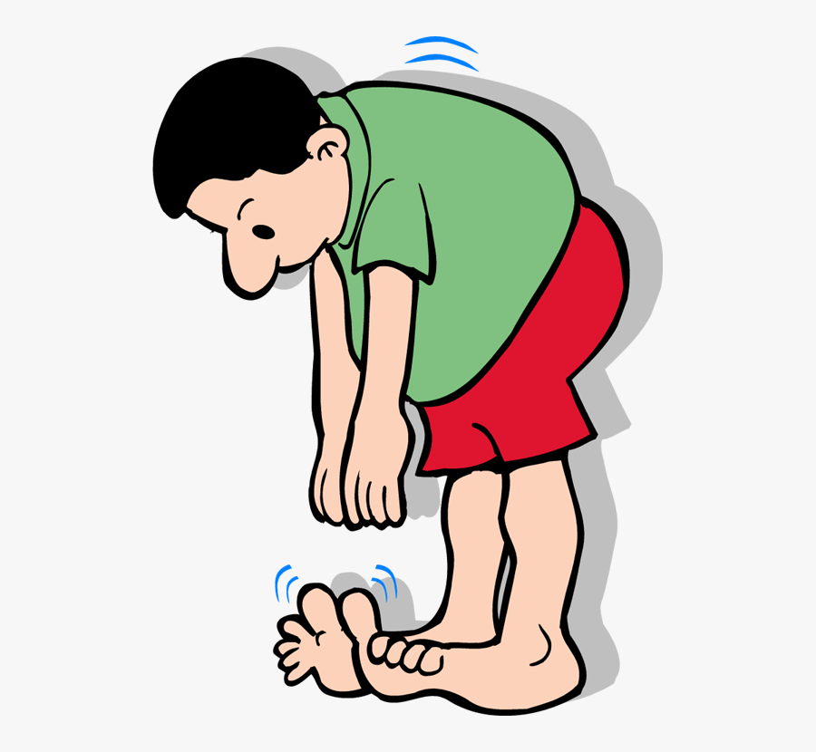 Touch Toes Clipart - Touch Your Toes Clipart, Transparent Clipart