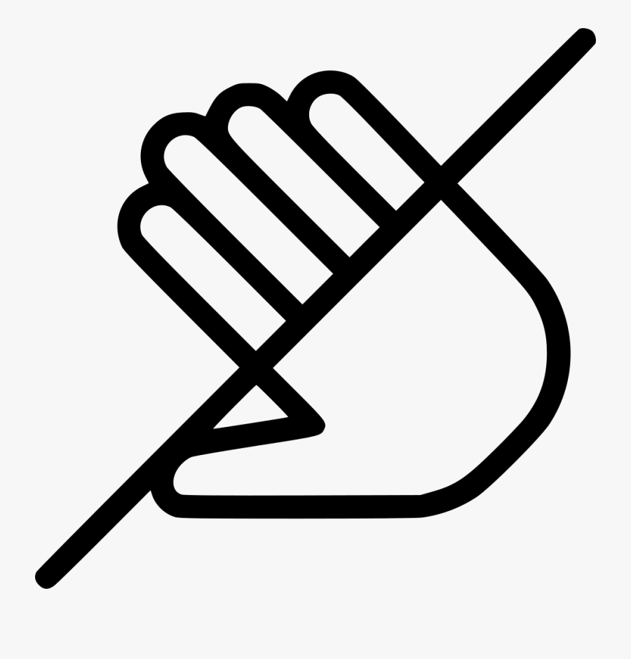 Transparent Do Not Sign Clipart - Dont Touch Icon Png, Transparent Clipart
