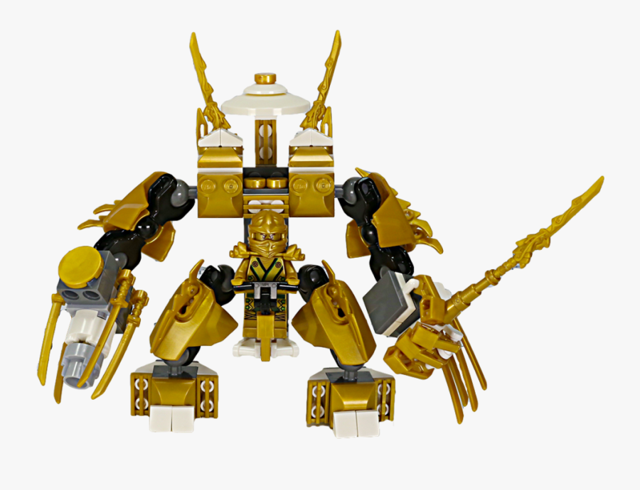 The Mech Artifex Lego Fire Of Creation Clipart - Ninjago Golden Mech, Transparent Clipart