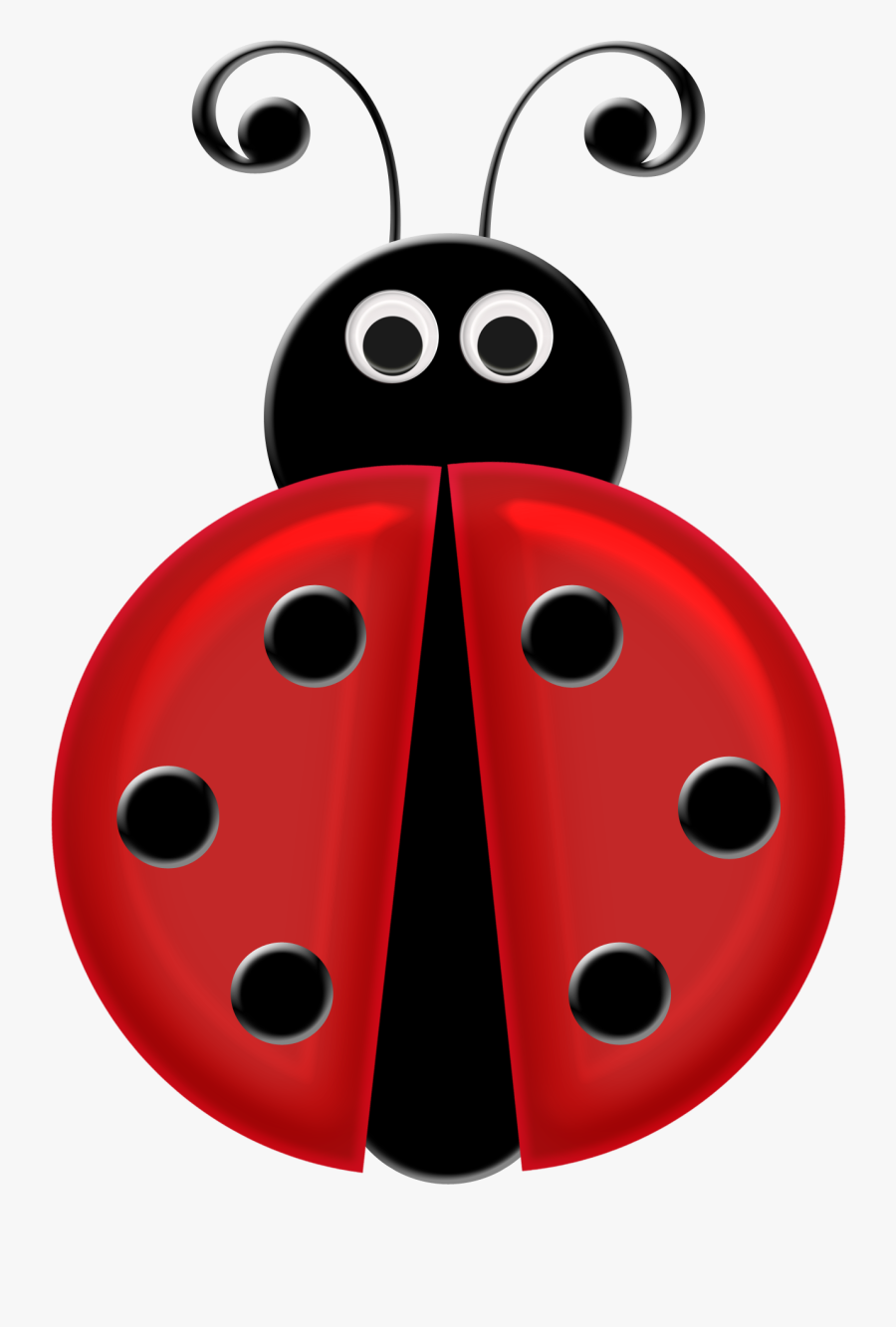 Ladybug Outline Pumpkin Black And White Ladybug Clipart - Clip Art Lady Bug, Transparent Clipart