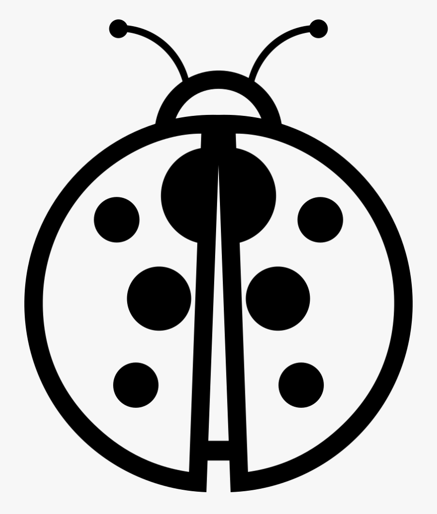 Ladybug Ladybird Clipart Black And White, Transparent Clipart