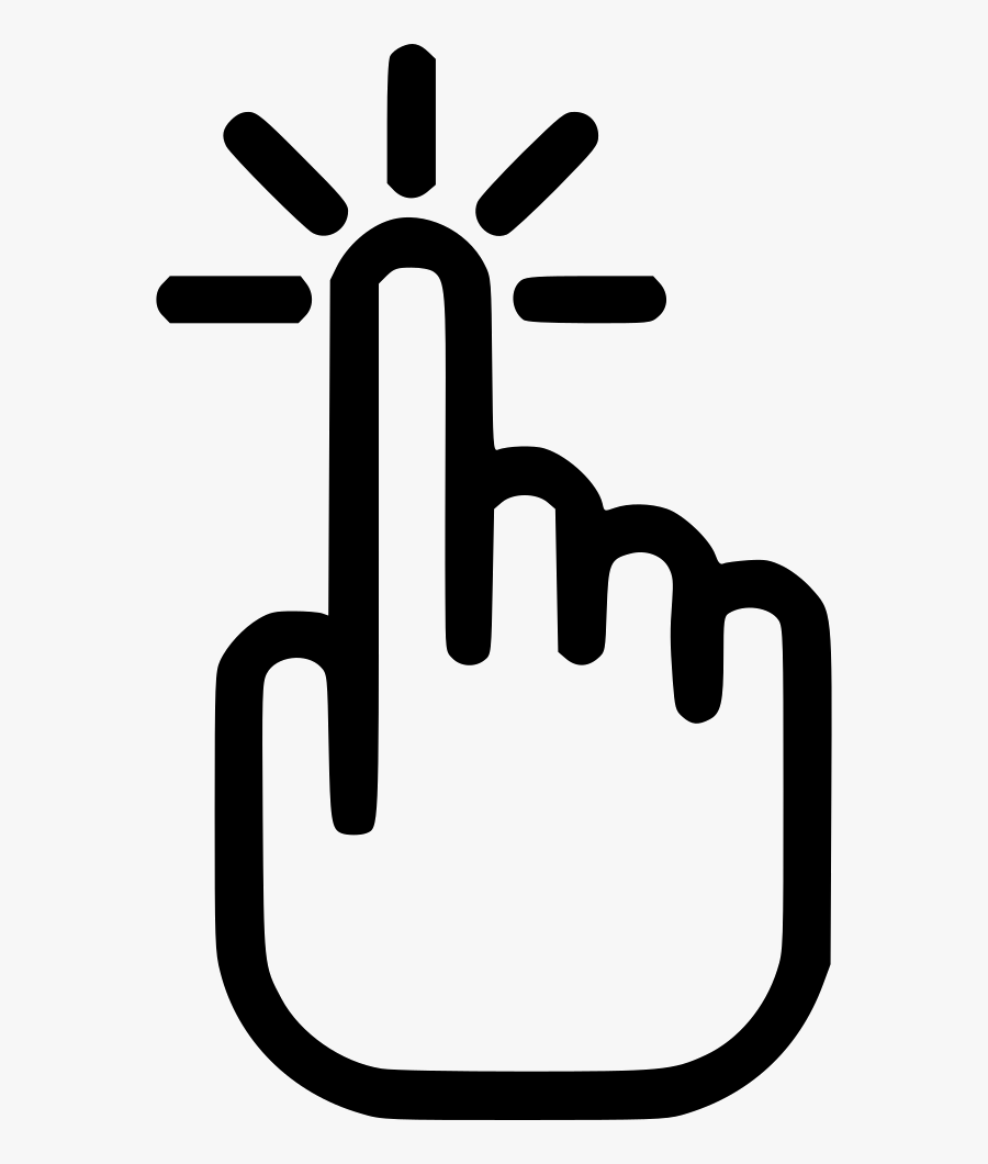Touch Touching Touch Screen Touchpad Comments Clipart - Windows 10 Mouse Pointer Png, Transparent Clipart