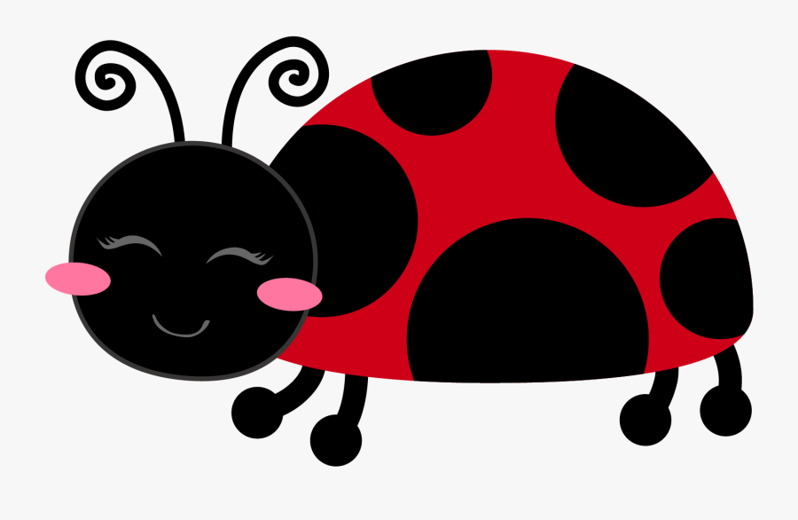 Girl And Ladybugs Clip Art - Fathers Day Lady Bug, Transparent Clipart
