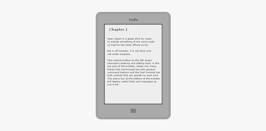 Kindle Touch - E-book Readers, Transparent Clipart