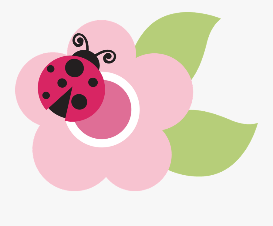 Joaninha - Pink Lady Bug Png, Transparent Clipart