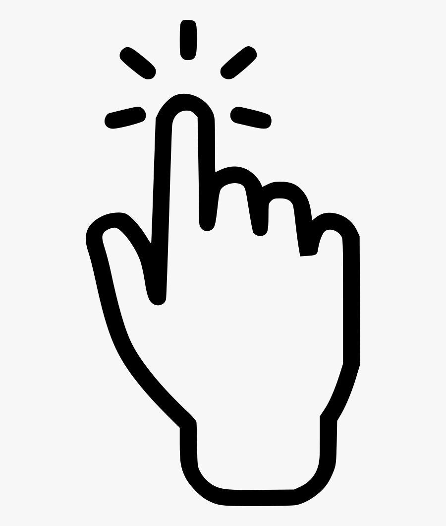 Png File Svg - Finger Touch Icon Png, Transparent Clipart