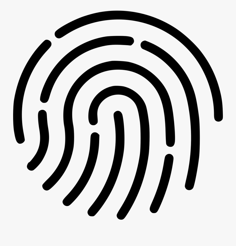 Fingerprint Clipart Icon - Touch Id Icon Svg, Transparent Clipart
