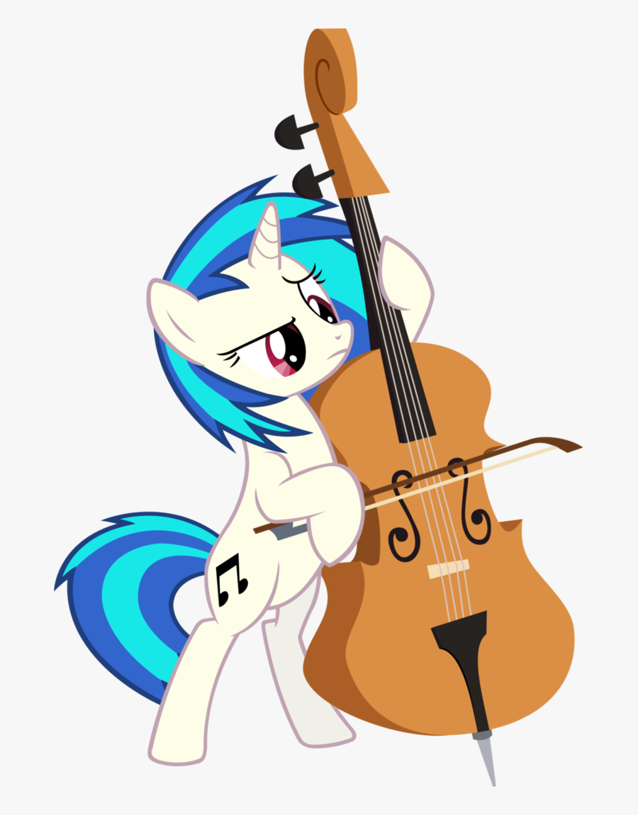 You Scratched My Cello - Octavia Pony, Transparent Clipart
