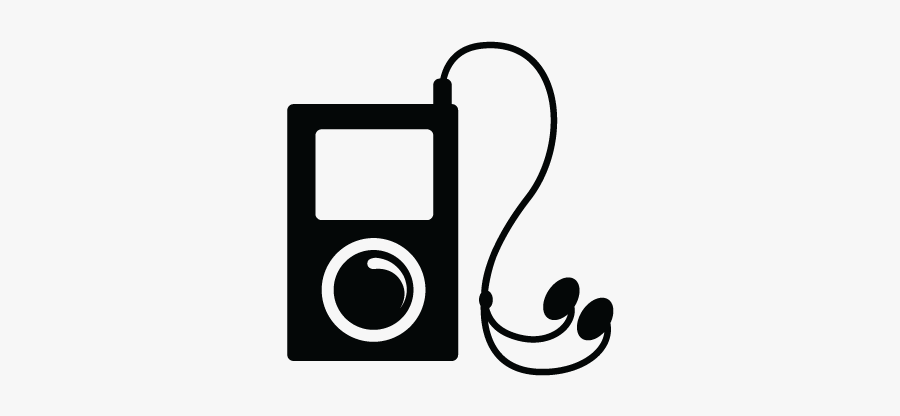 Ipod Touch Ipod Mini Media Player Ipod Nano Clip Art - Ipod Clipart Black And White, Transparent Clipart