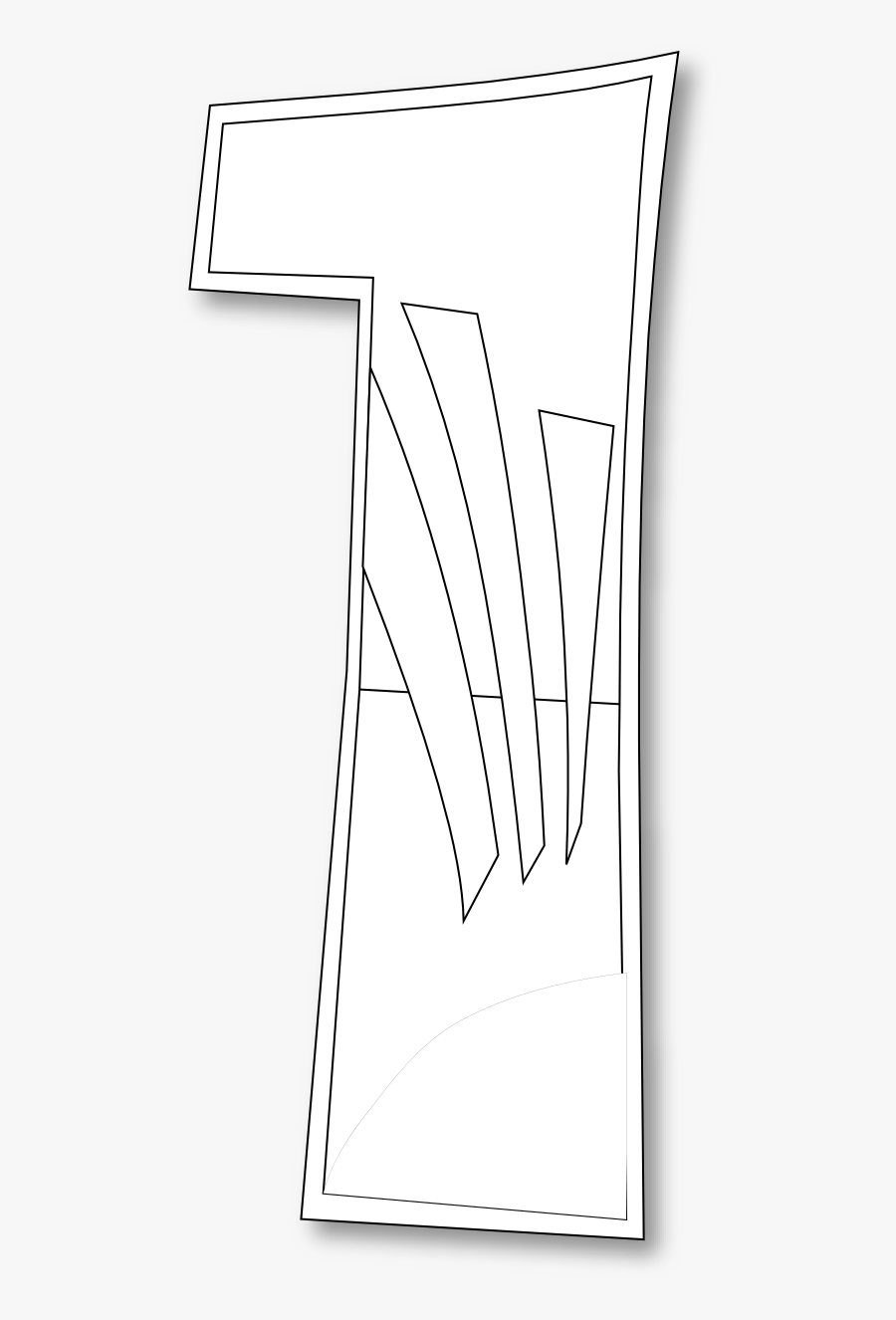 Creation Day 1 Number Ge 2 Coloring Book Colouring - Sketch, Transparent Clipart