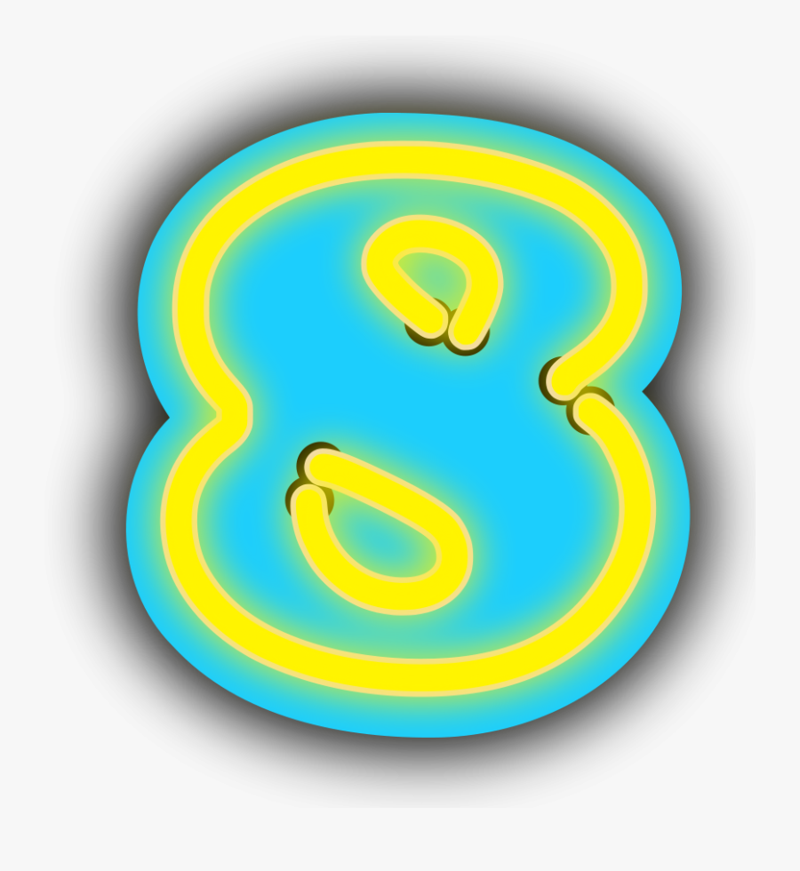 Number Eight Large 900pixel Clipart, Number Eight Design - Free Png Number 8 Clipart, Transparent Clipart