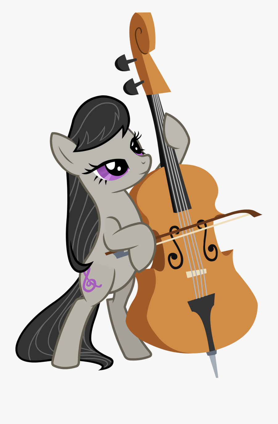 15 Cello Vector Standing For Free Download On Mbtskoudsalg - My Little Pony Octavia Melody, Transparent Clipart
