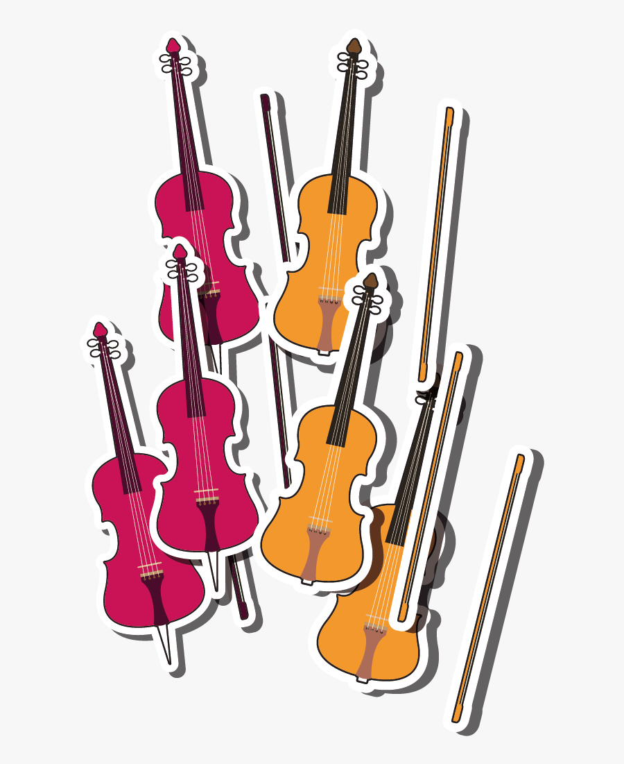 Violin Cello Musical Instrume - Musical String Instruments Png, Transparent Clipart