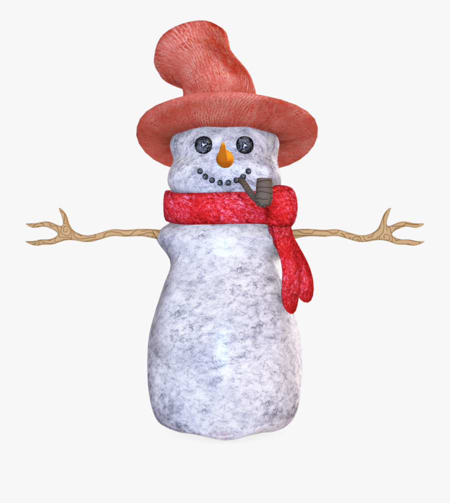 Snowman T Pose, Transparent Clipart