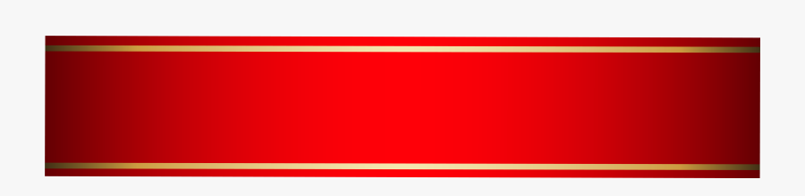 Title-ribbon - Red Gold Ribbon Png, Transparent Clipart