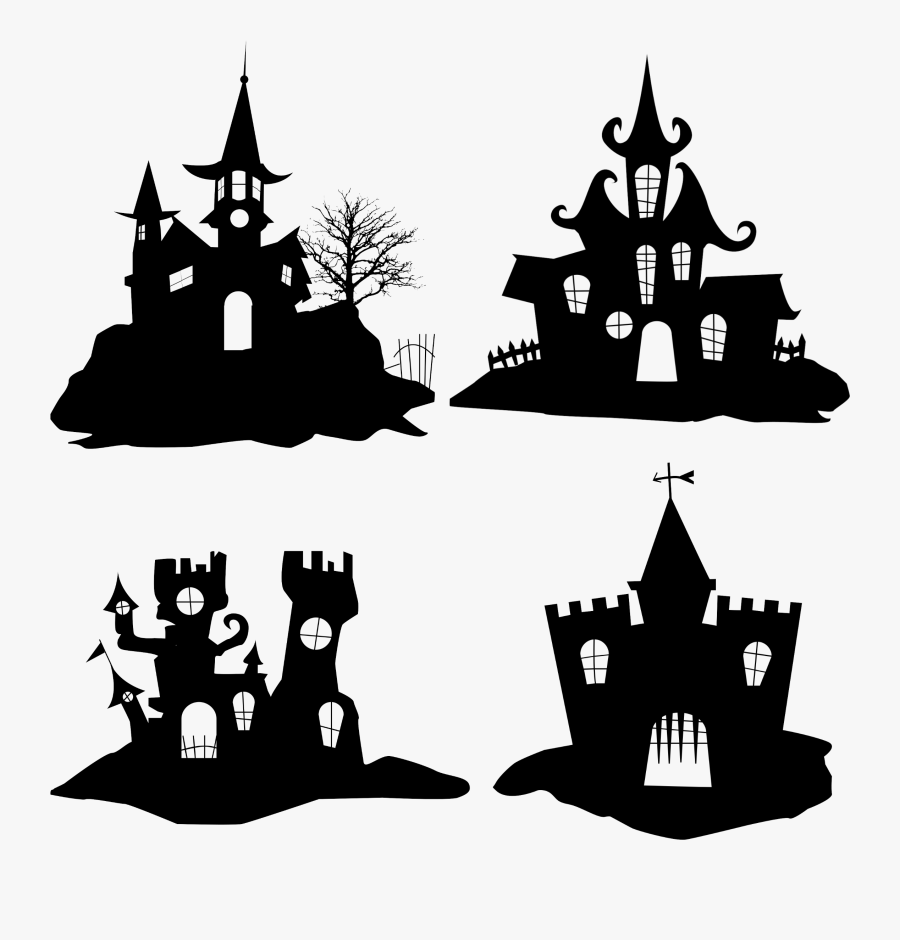 Halloween Silhouette Icon - Halloween Silhouette, Transparent Clipart