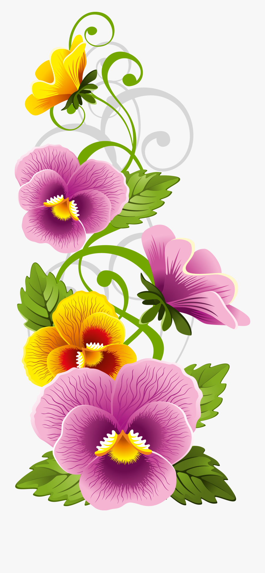 Transparent Hayride Clipart - Flores De Pensamientos, Transparent Clipart