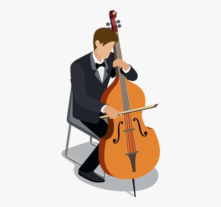 Violone, Transparent Clipart