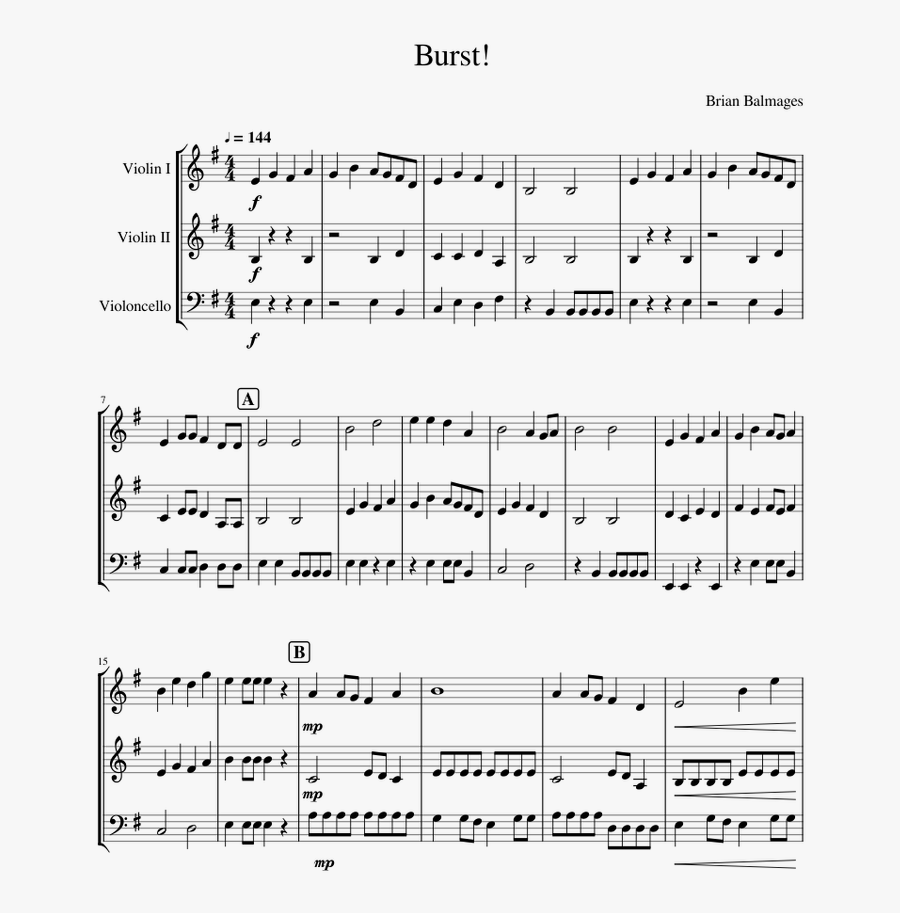 Burst Brian Balmages Sheet Music For Violin Cello Brahms