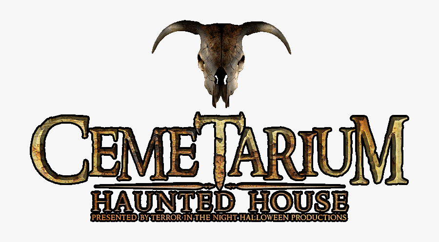 Transparent Haunted Hayride Clipart - Cemetarium Haunted House, Transparent Clipart
