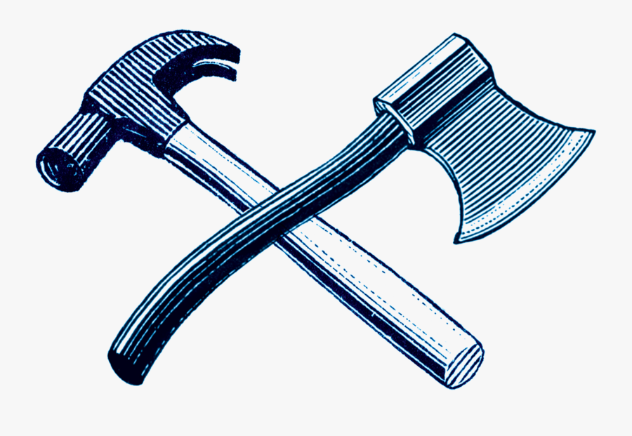Transparent Fire Axe Clipart - Axe And Hammer Tattoo, Transparent Clipart