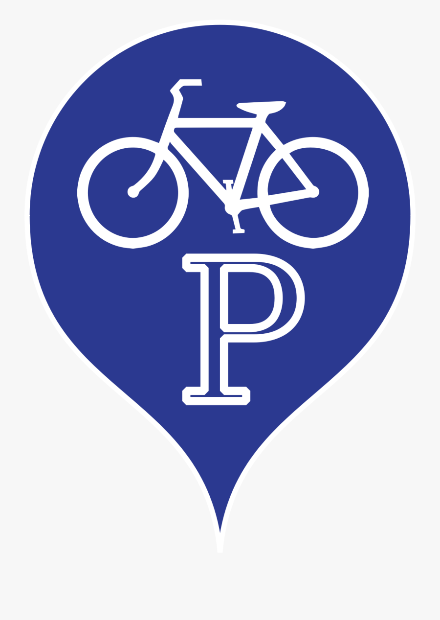 Blue,area,text - Bike Route Sign, Transparent Clipart
