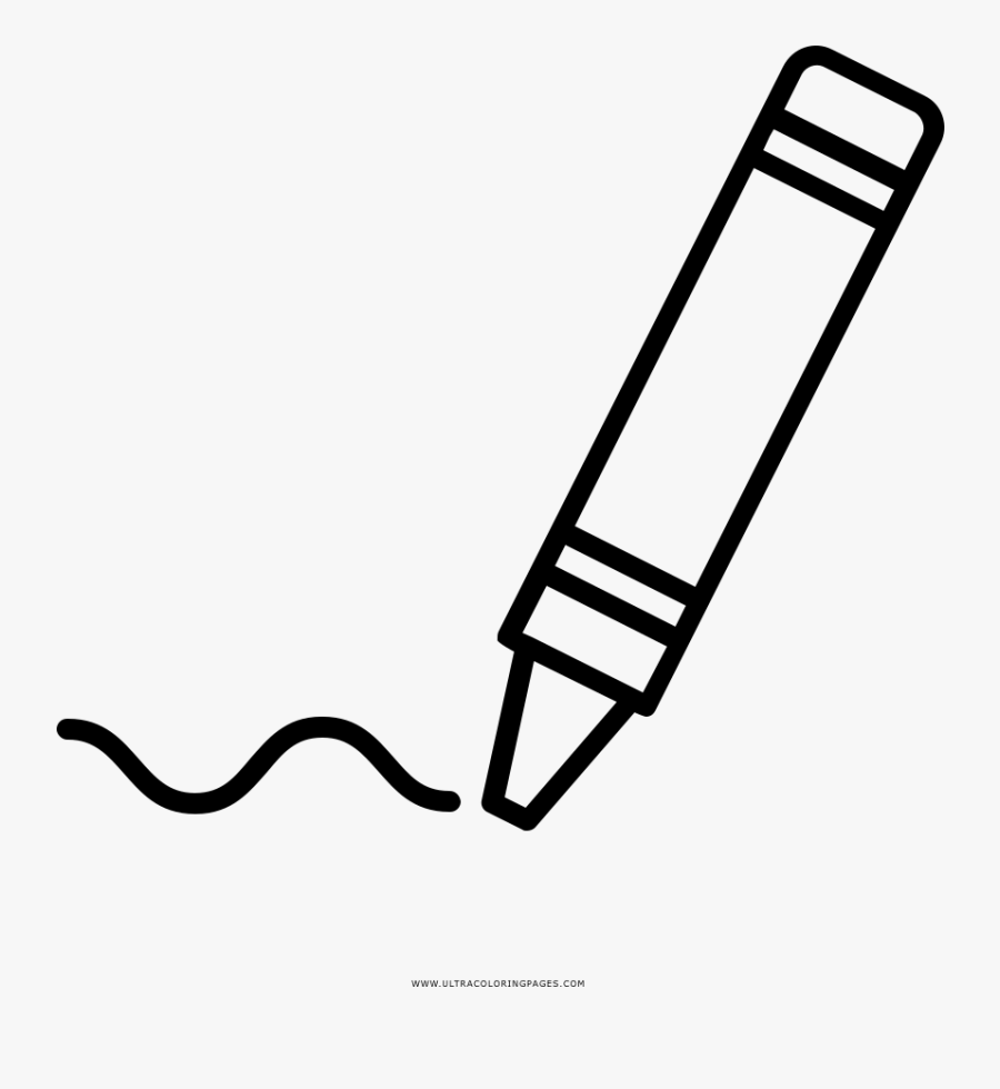 Transparent Box Of Crayons Clipart - Crayon Dibujo Para Colorear, Transparent Clipart