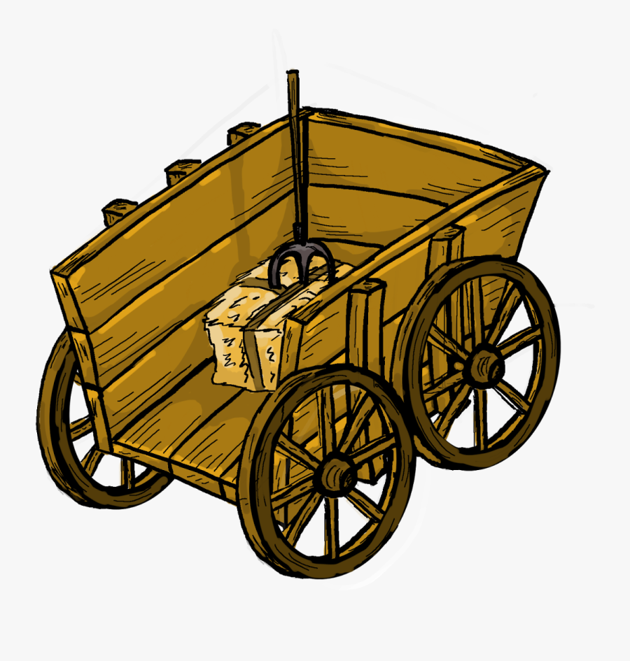 Carts Clipart Medieval - Clipart Medieval Cart Png, Transparent Clipart