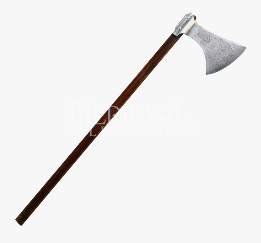 Axe Clipart Authentic - Real Medieval Battle Axe, Transparent Clipart