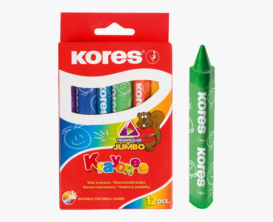 Kores Krayones Wax Crayons - Kores Colores, Transparent Clipart