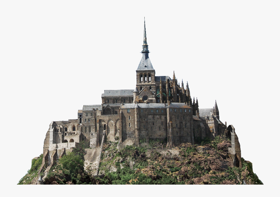 Castle Fortress Png Clipart Free Image - Mont Saint-michel, Transparent Clipart