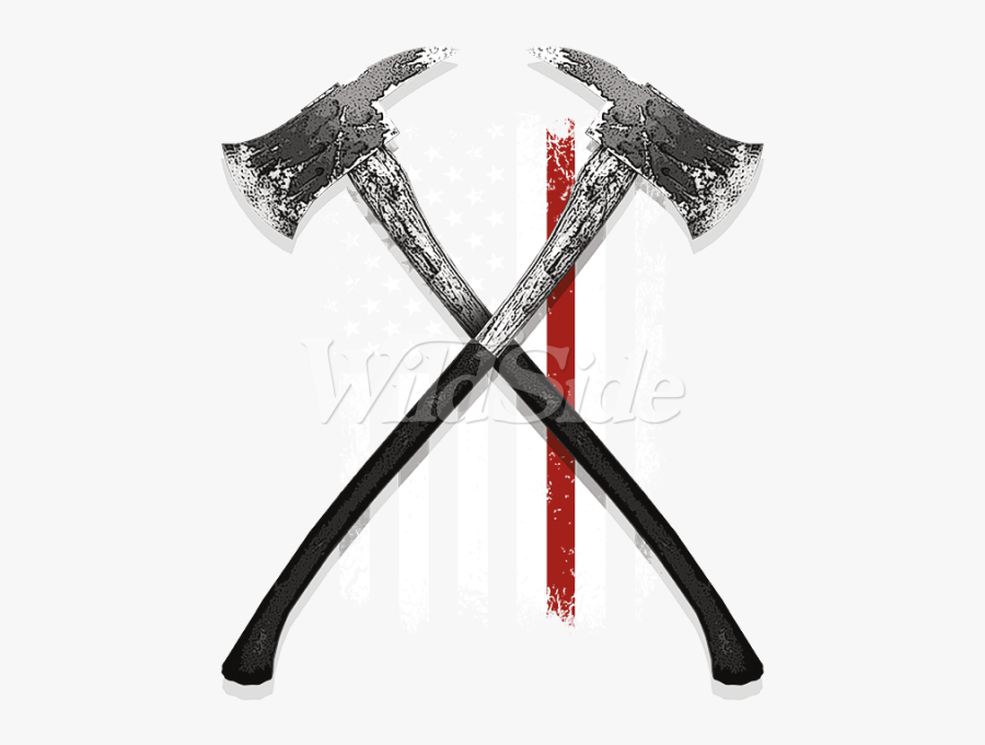 Axes Flag Redline W - Cross, Transparent Clipart