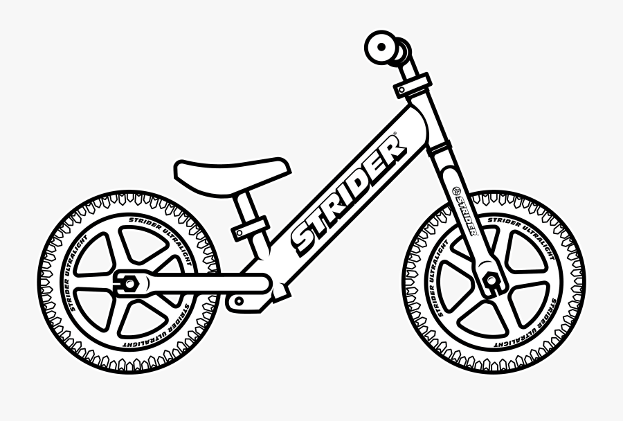 Cycle Clipart Cycle Logo - Balance Bike Coloring Page, Transparent Clipart