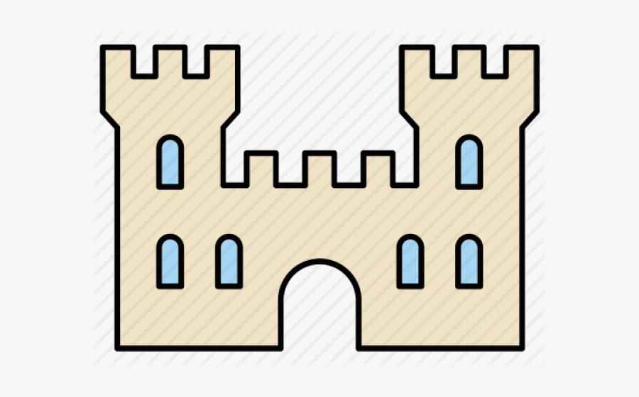 Transparent Medieval Castle Png, Transparent Clipart