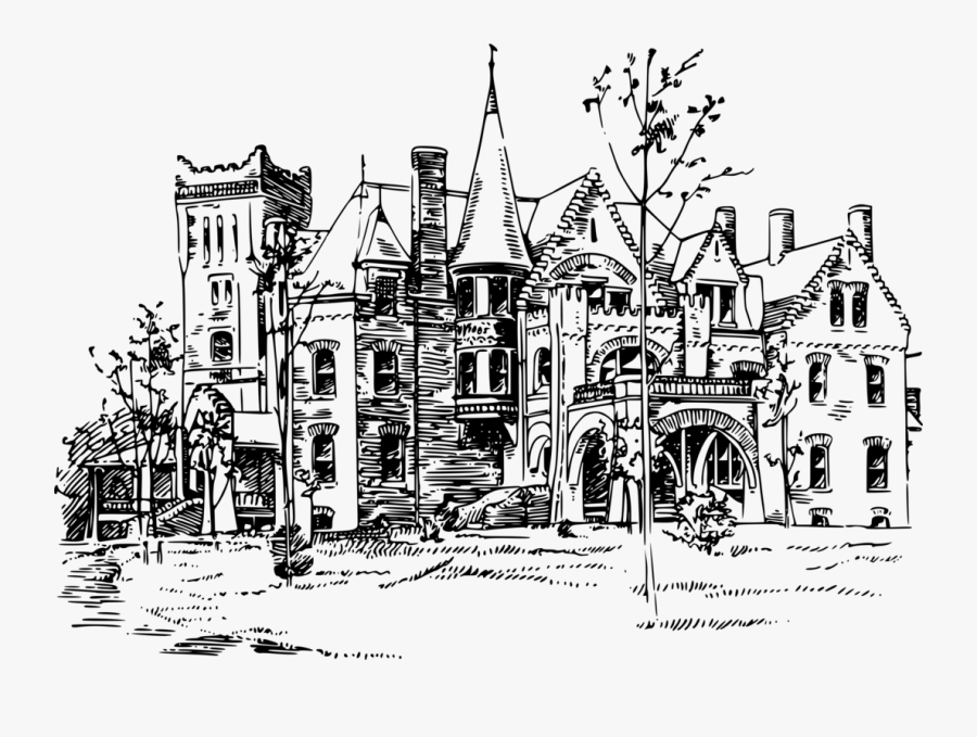 Building,visual Arts,medieval Architecture - We Have Always Lived In The Castle House, Transparent Clipart