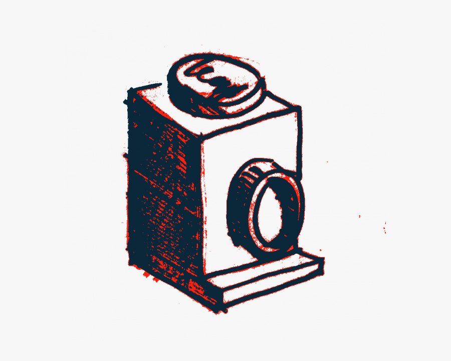 Download Drawing Of A X Lego Brick With Headlight Stud, Transparent Clipart