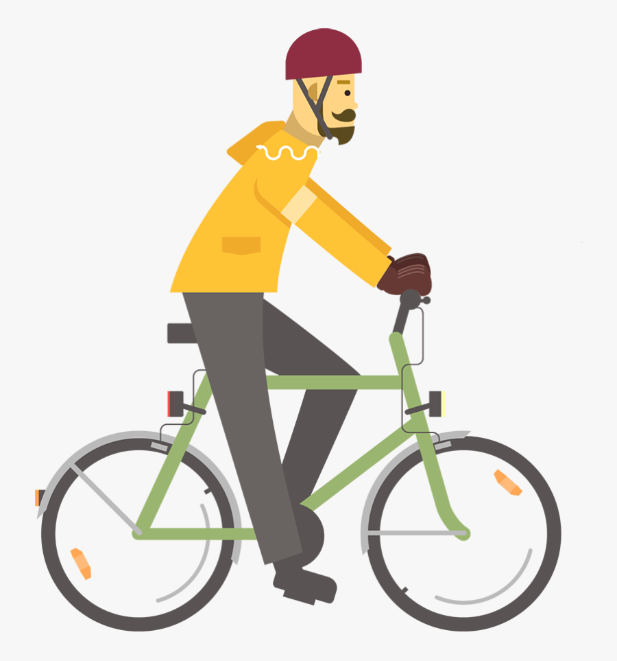 Cycling Png Transparent Image - Bicycle Animation Transparent Background, Transparent Clipart