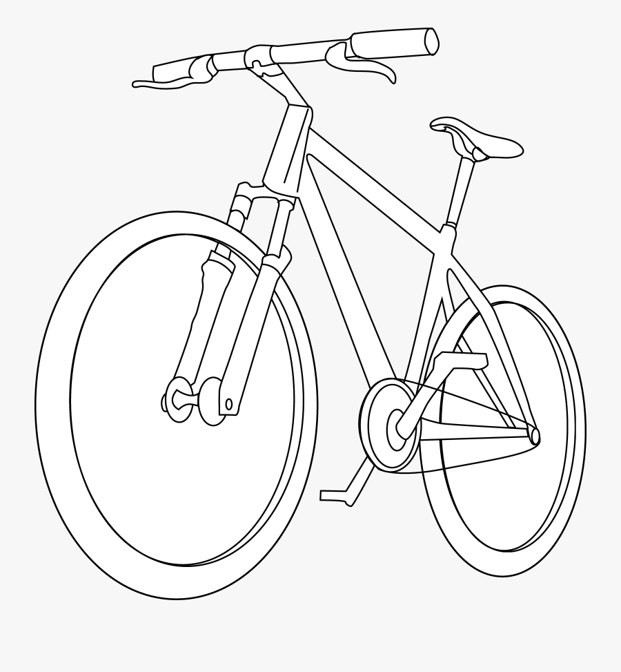 Cycle Clipart Pedal Bike - Hybrid Bicycle, Transparent Clipart