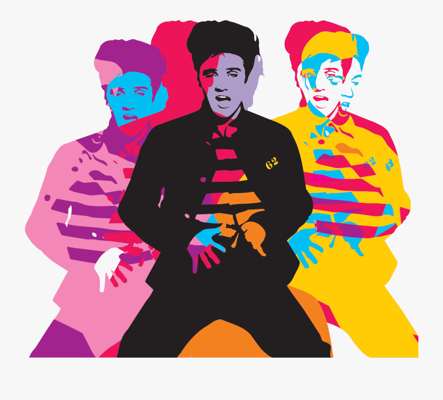 Elvis Clipart Pop Art - Elvis Presley Pop Art , Free Transparent ...