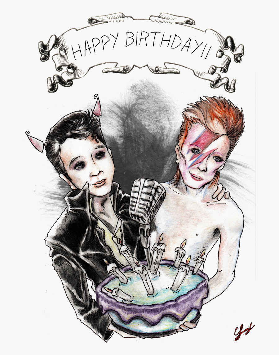 David Bowie And Elvis Presley, Transparent Clipart