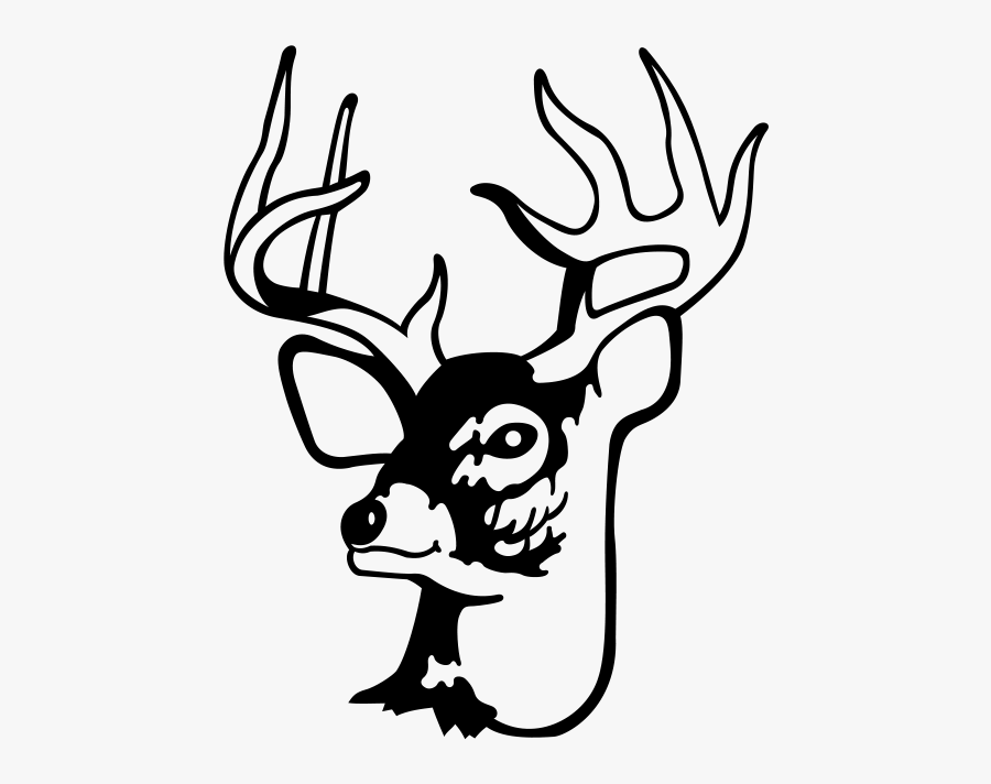 Deer Head Clip Art, Transparent Clipart