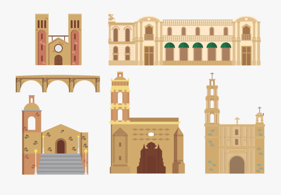 Building,medieval Architecture,elevation - Barokas Pastatai, Transparent Clipart
